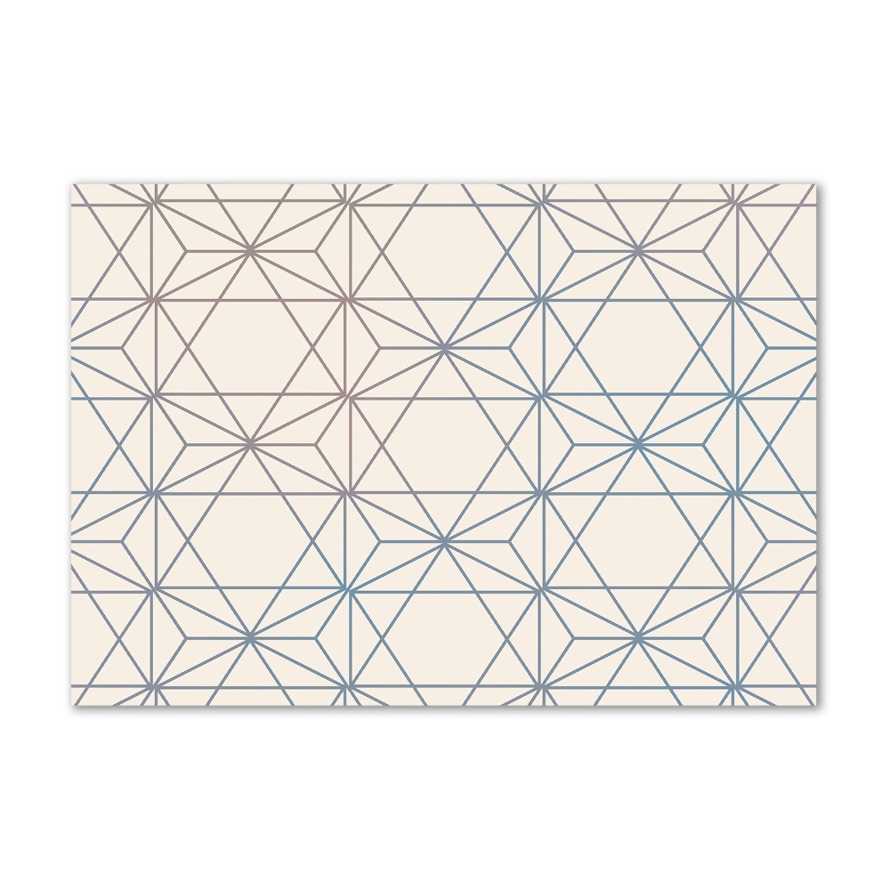 Wall art acrylic Geometric background