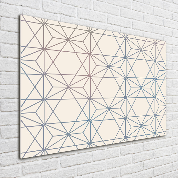 Wall art acrylic Geometric background