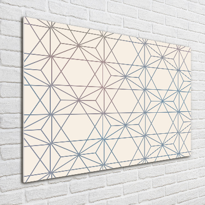 Wall art acrylic Geometric background