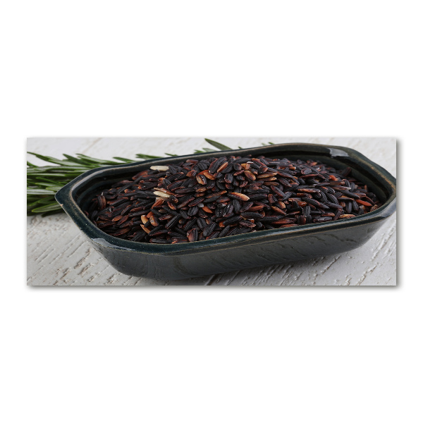 Print on acrylic Wild rice in a bowl