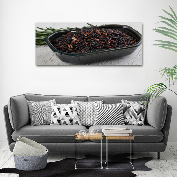 Print on acrylic Wild rice in a bowl