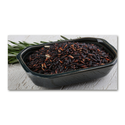 Print on acrylic Wild rice in a bowl