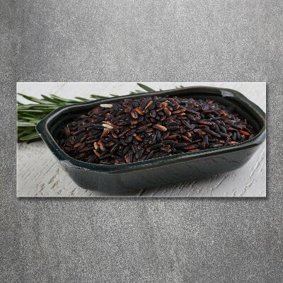 Print on acrylic Wild rice in a bowl