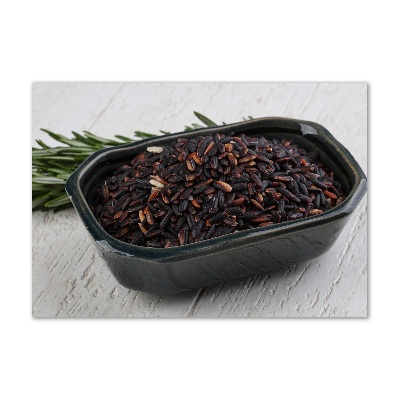 Print on acrylic Wild rice in a bowl