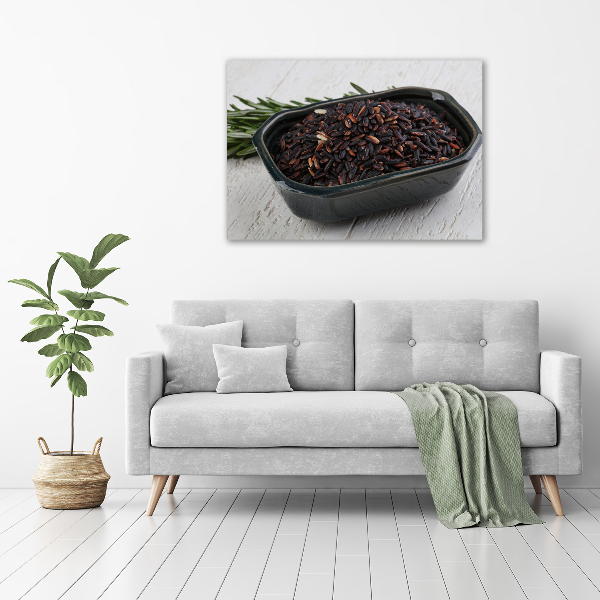 Print on acrylic Wild rice in a bowl