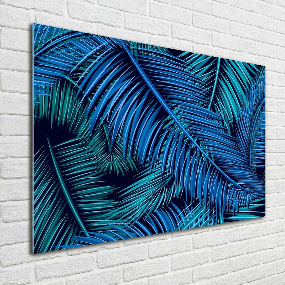 Wall art acrylic Palm leaves