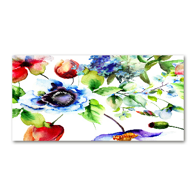 Acrylic wall art Spring flowers