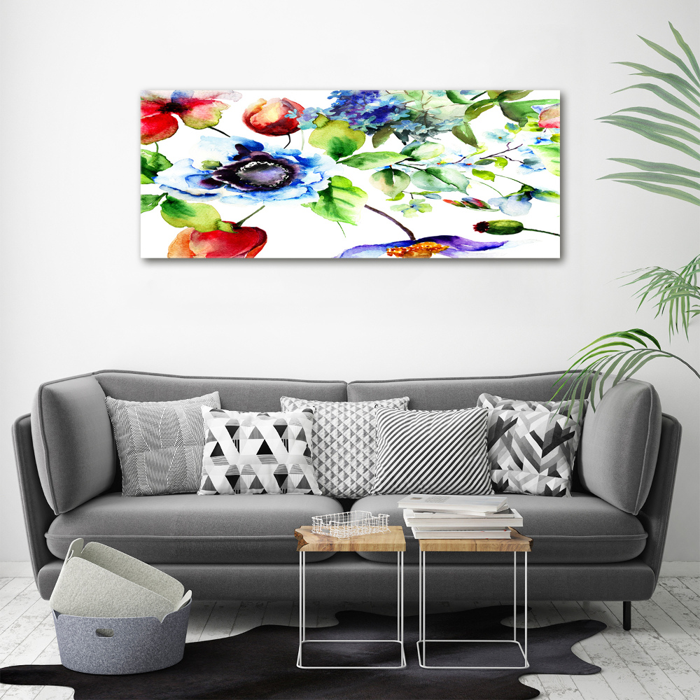 Acrylic wall art Spring flowers