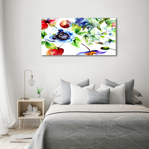 Acrylic wall art Spring flowers