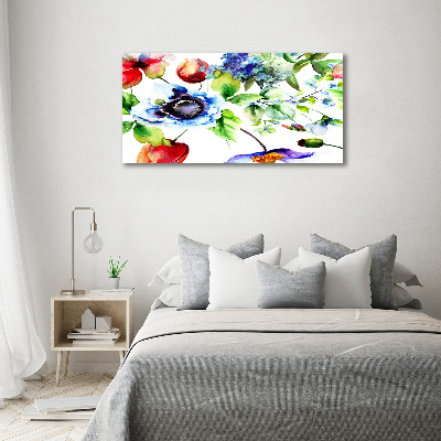 Acrylic wall art Spring flowers