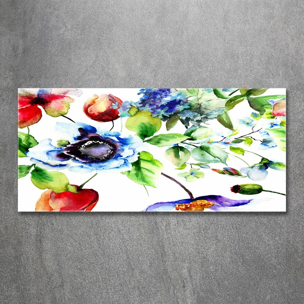 Acrylic wall art Spring flowers