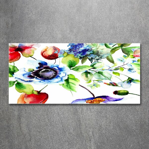 Acrylic wall art Spring flowers