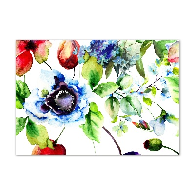 Acrylic wall art Spring flowers