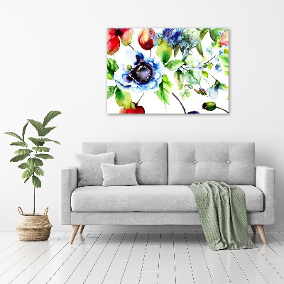 Acrylic wall art Spring flowers