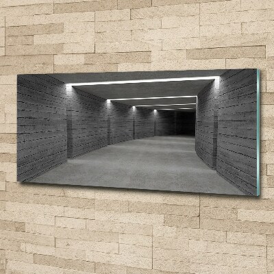 Print on acrylic Concrete tunnel