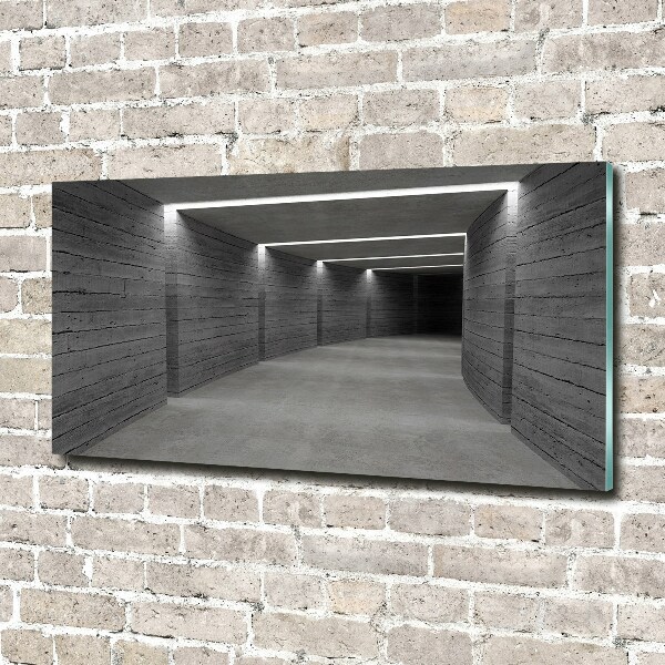 Print on acrylic Concrete tunnel