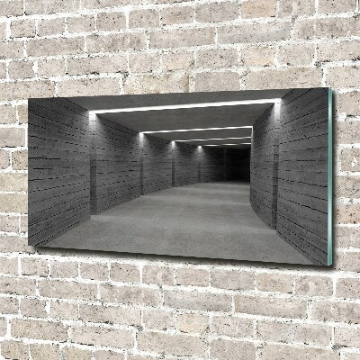 Print on acrylic Concrete tunnel