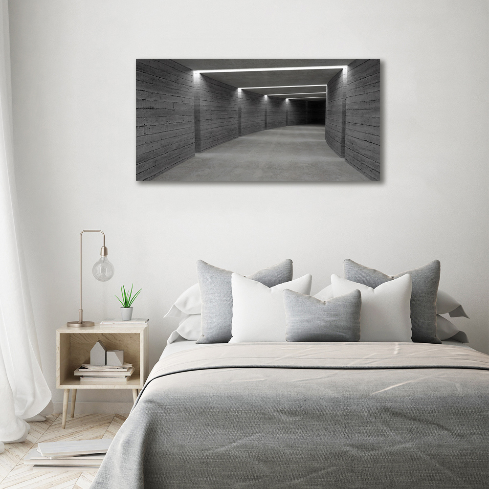 Print on acrylic Concrete tunnel