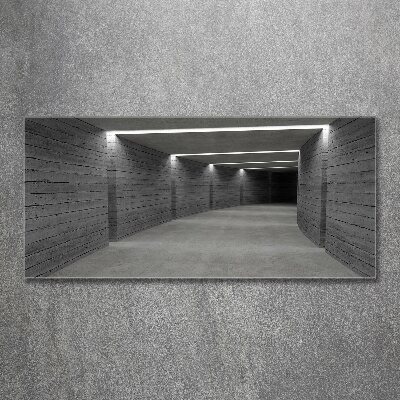 Print on acrylic Concrete tunnel