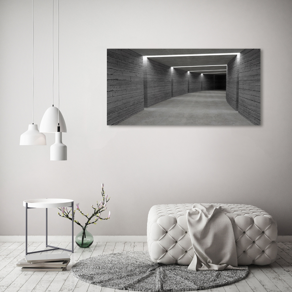 Print on acrylic Concrete tunnel