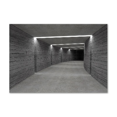 Print on acrylic Concrete tunnel