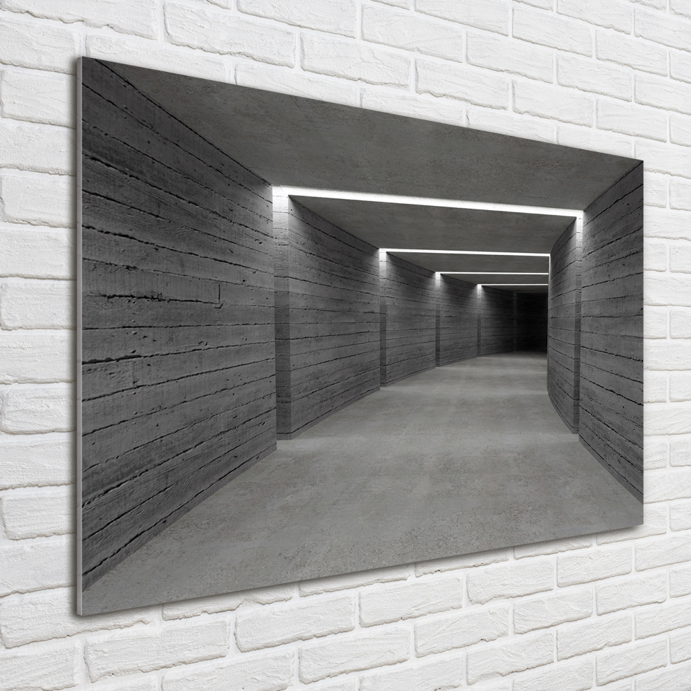 Print on acrylic Concrete tunnel