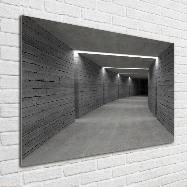 Print on acrylic Concrete tunnel