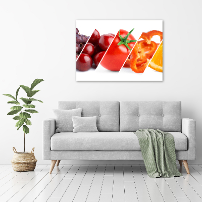 Print on acrylic Fruits and vegetables