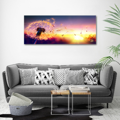 Acrylic wall art Dandelion