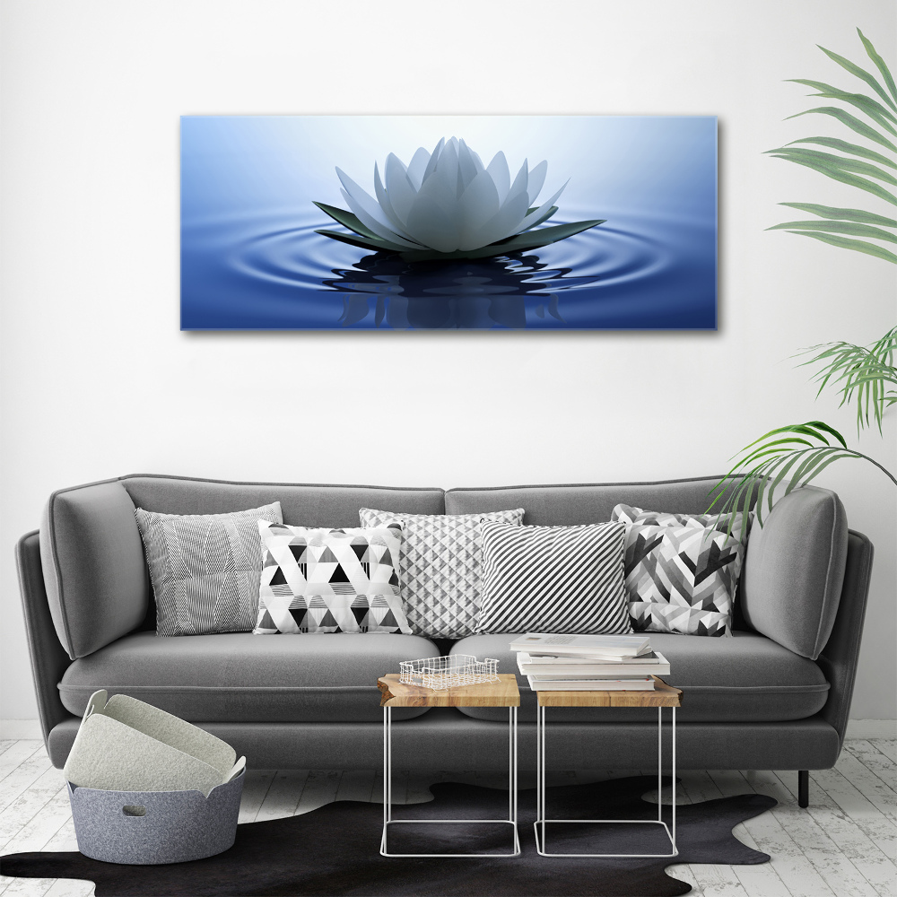 Acrylic print water lily