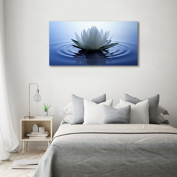 Acrylic print water lily