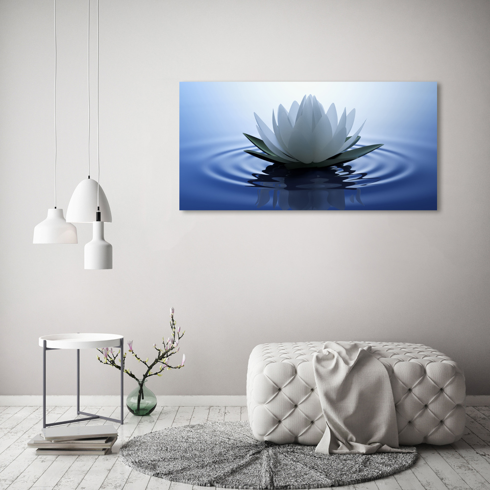 Acrylic print water lily