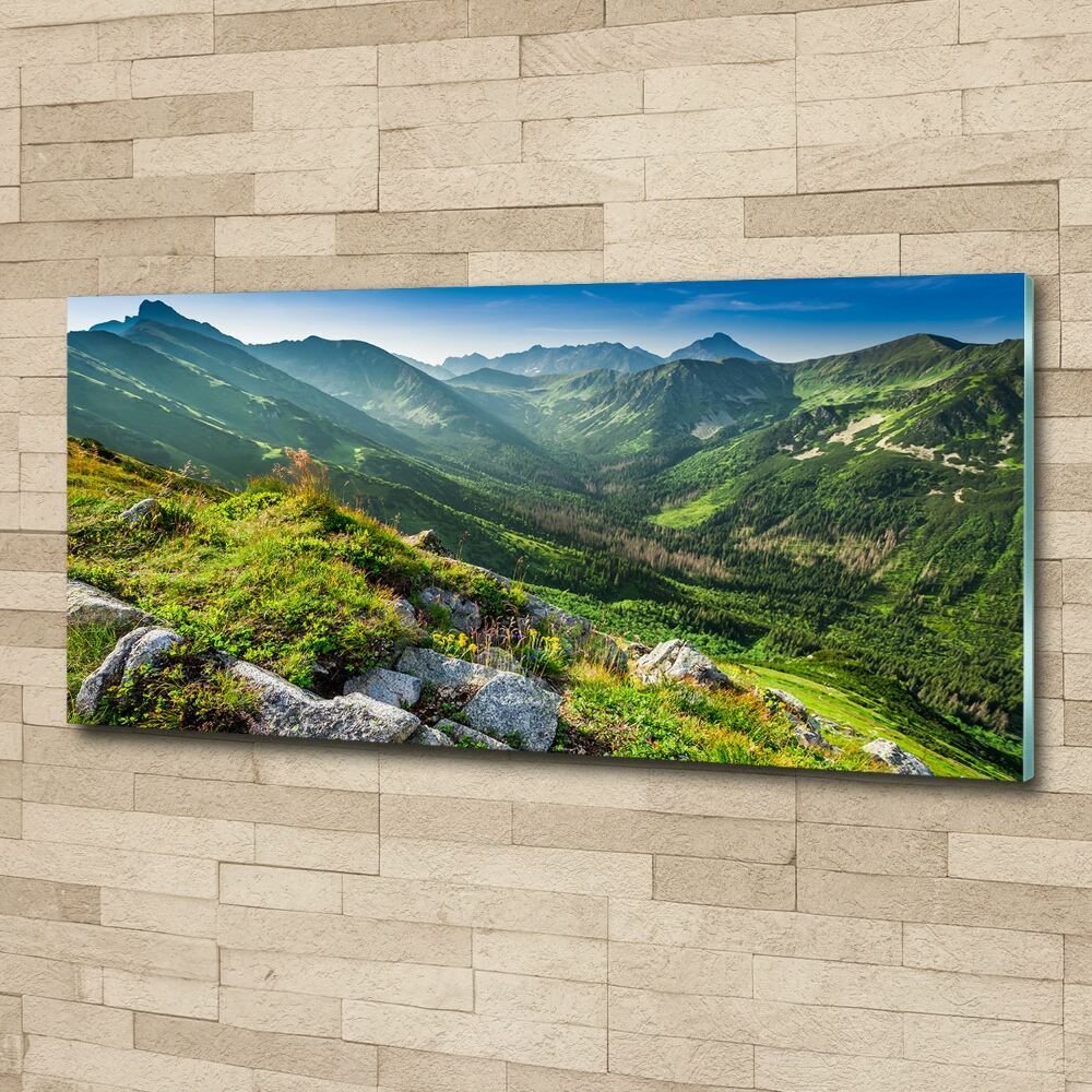 Wall art acrylic Dawn in the Tatra Mountains