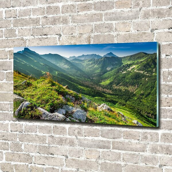 Wall art acrylic Dawn in the Tatra Mountains