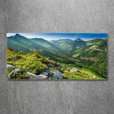 Wall art acrylic Dawn in the Tatra Mountains