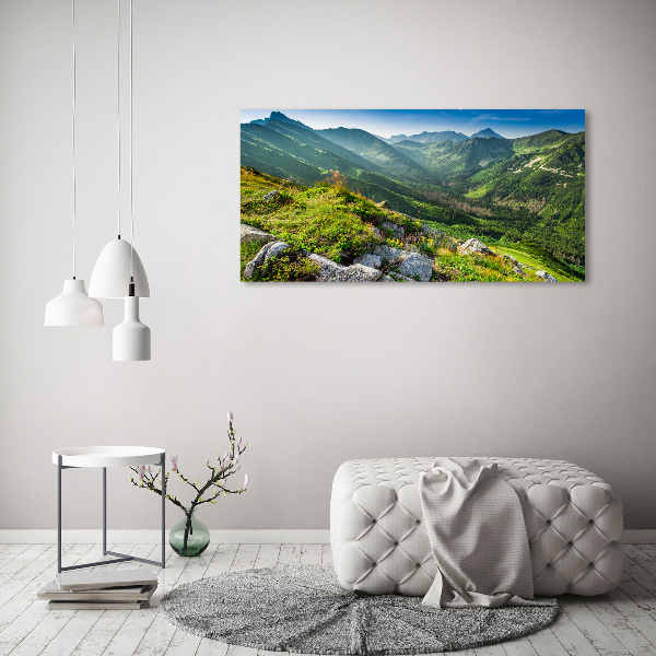 Wall art acrylic Dawn in the Tatra Mountains