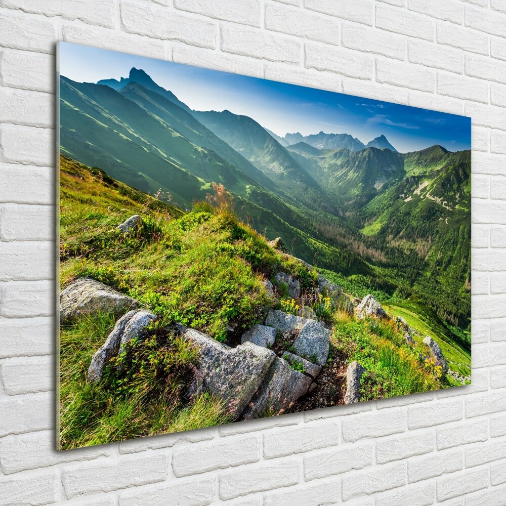 Wall art acrylic Dawn in the Tatra Mountains