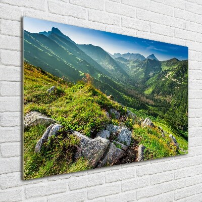 Wall art acrylic Dawn in the Tatra Mountains