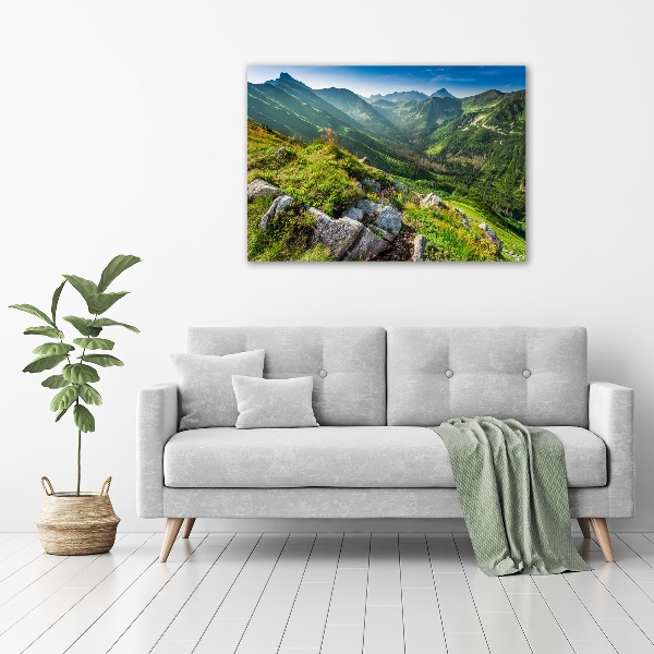 Wall art acrylic Dawn in the Tatra Mountains