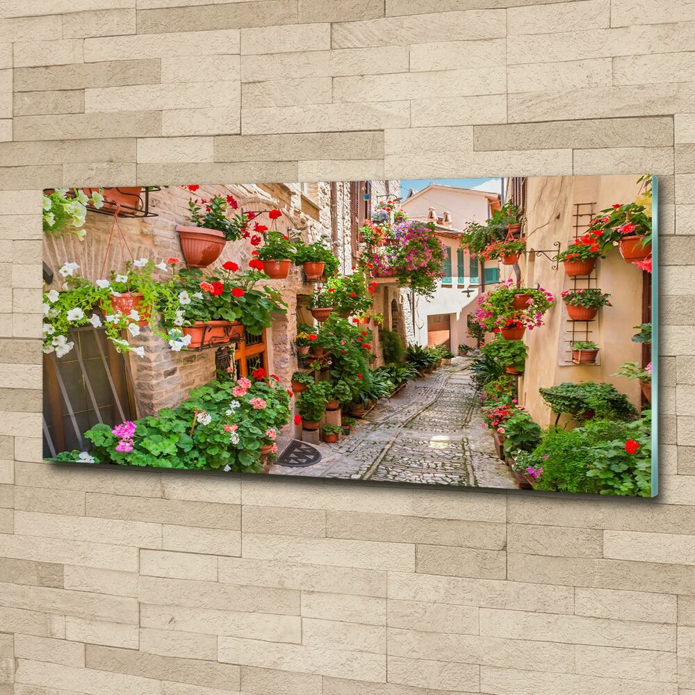 Wall art acrylic Italian streets