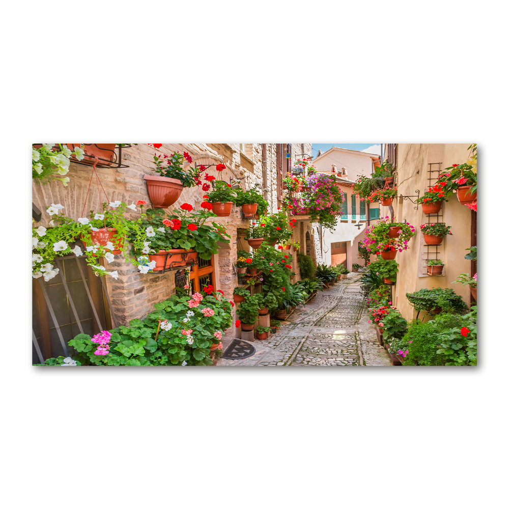 Wall art acrylic Italian streets