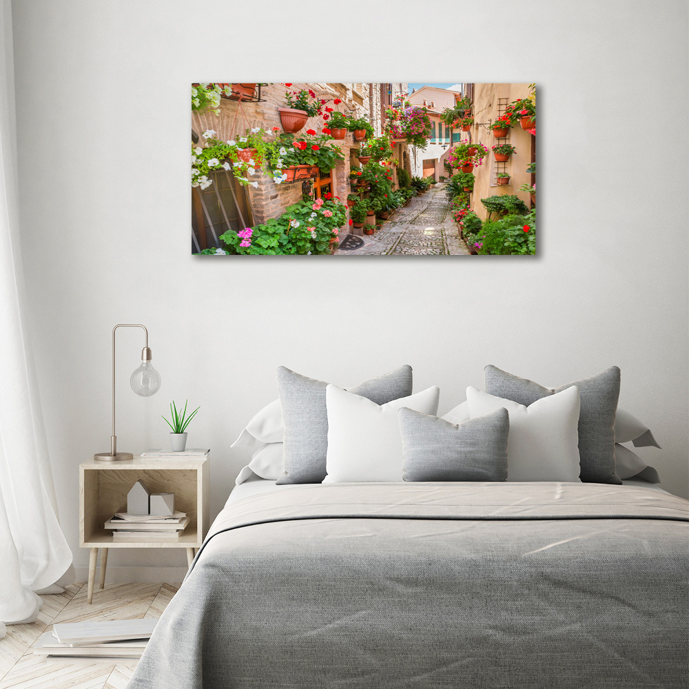 Wall art acrylic Italian streets