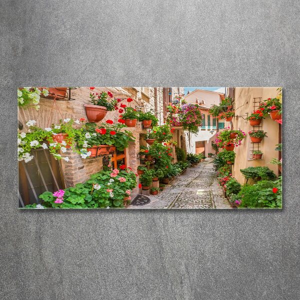 Wall art acrylic Italian streets