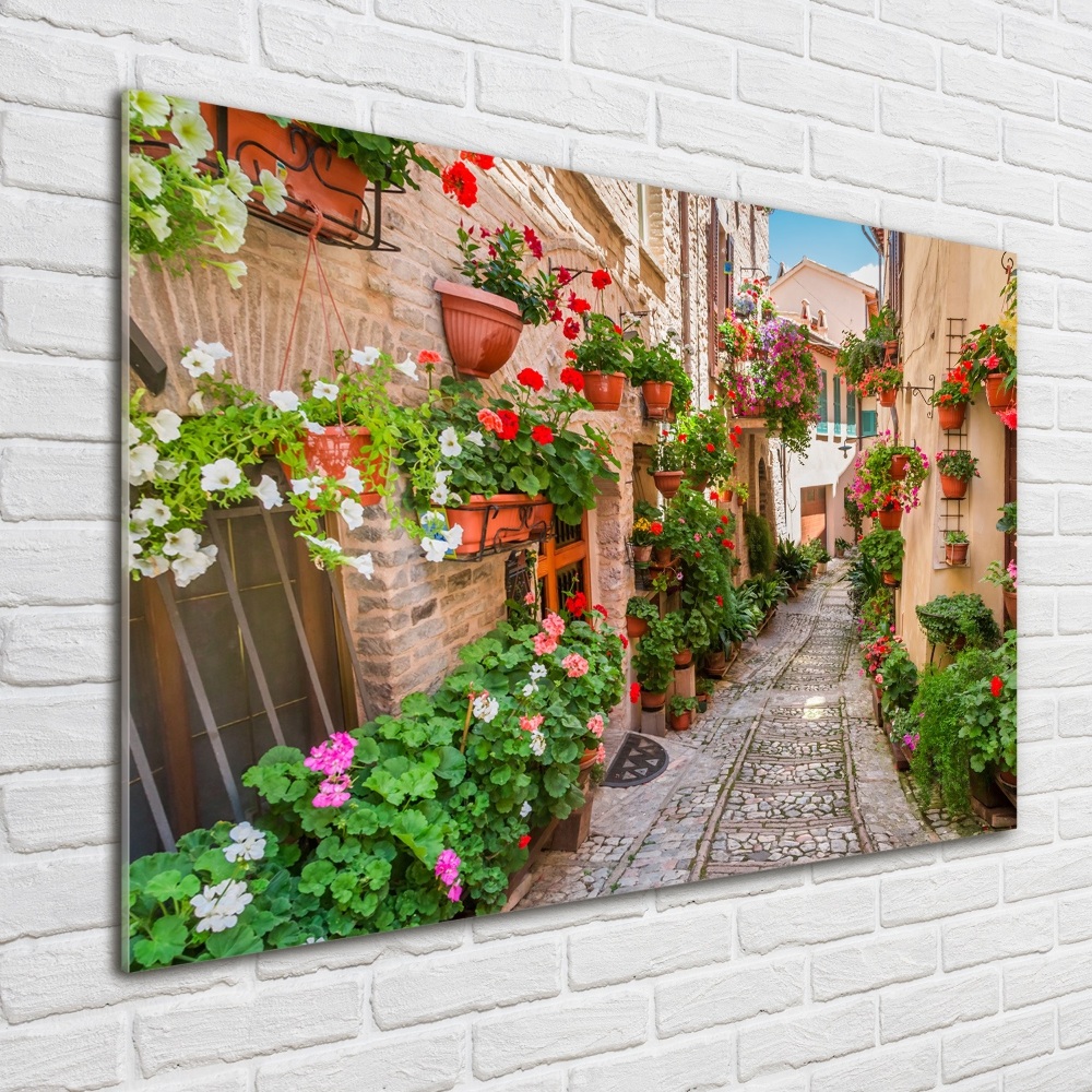 Wall art acrylic Italian streets