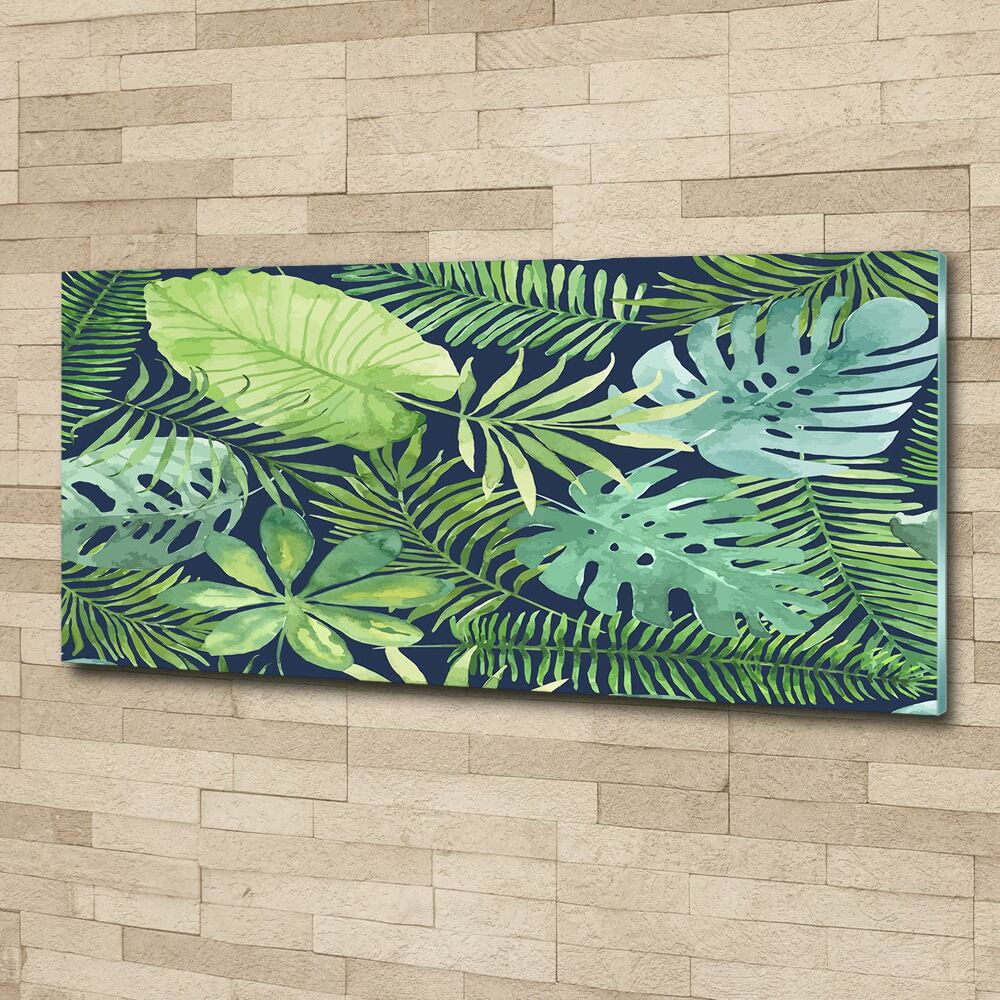 Print on acrylic Tropical leaves