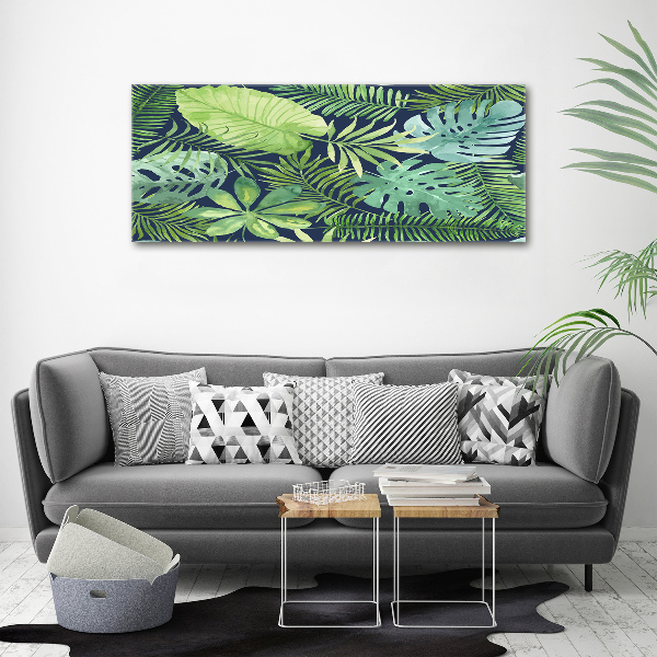 Print on acrylic Tropical leaves