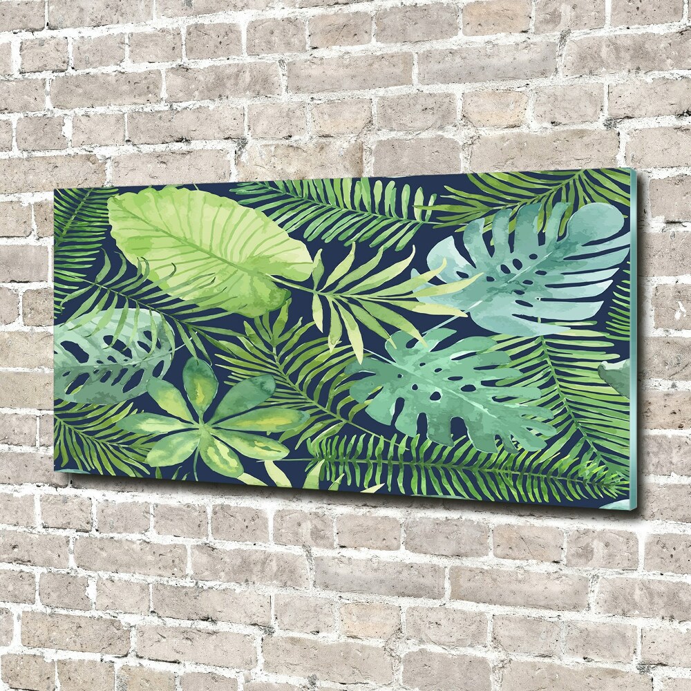 Print on acrylic Tropical leaves