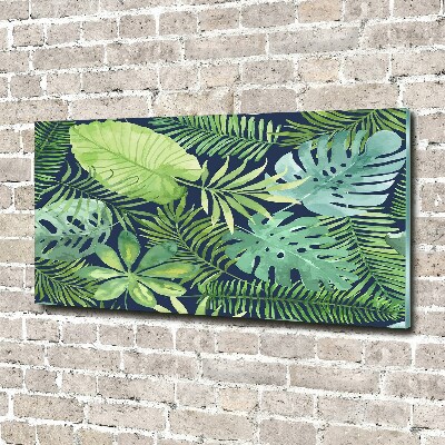 Print on acrylic Tropical leaves