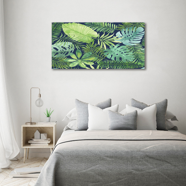 Print on acrylic Tropical leaves