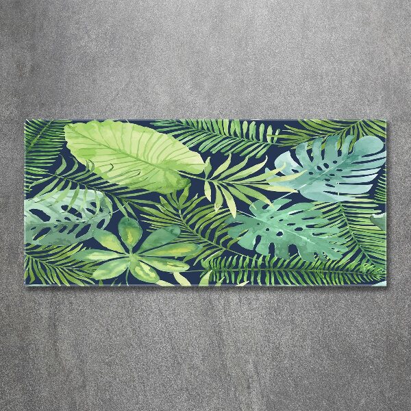 Print on acrylic Tropical leaves